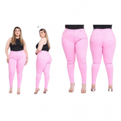 Pantalón Most wanted Mod. 10136-41163-PK4 Rosado Skinny Tallas Grandes