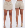 Falda-Short Most wanted Mod. 10124-44757 en Color Beige