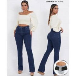 Jeans Most wanted Mod. 10820-48546 Control Fit Con Faja Bota Ancha